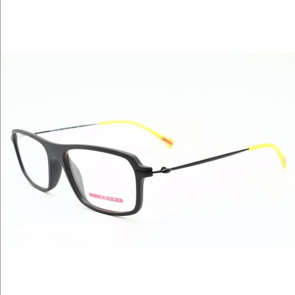 PRADA VPS 03F TFZ-1O1 GRAY AUTHENTIC EYEGLASSES - Picture 1 of 3